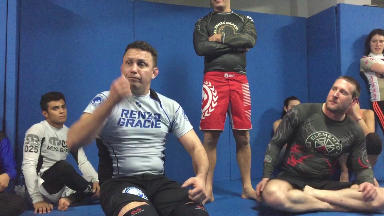 Renzo Gracie Shows Attacks From Half Guard