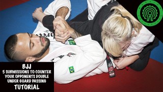 5 Unorthodox Submissions to Counter the Double Under Guard Pass  – Valmyr Neto