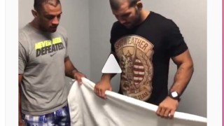 Rodolfo Vieira Shows How To Weigh in Like Daniel Cormier and Lose 2lbs in 15 s