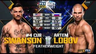 Cub Swanson vs Artem Lobov –  UFC Fight Night 108
