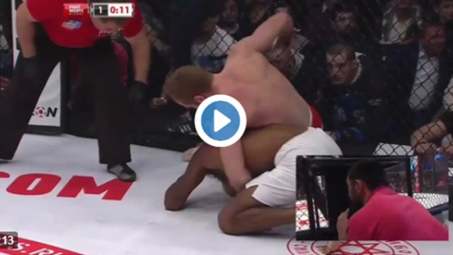 Bulldog Choke In MMA: Murad “The Strangler” Machaev strangles Ary Santos in 1R (FNG)