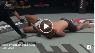 Ben Askren Finishes Arm Triangle at ONE FC
