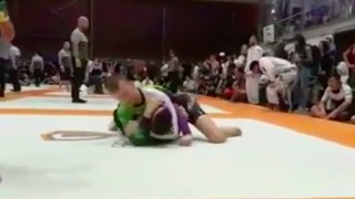 Competitor Gets DQ’d For Pinching Opponent’s Nose
