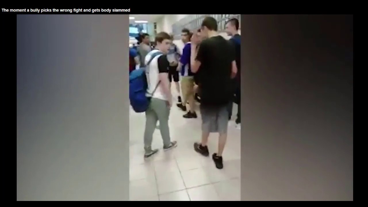 High School Bully Picks On The Wrong Kid – Gets Knocked Out from Body Slam