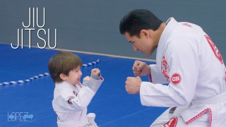 Mario Lopez and His Son Dominic Take a Jiu-Jitsu Lesson
