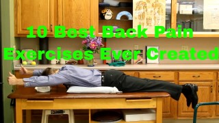 10 Best Back Pain Exercises Ever Created-Stretches & Strengthening