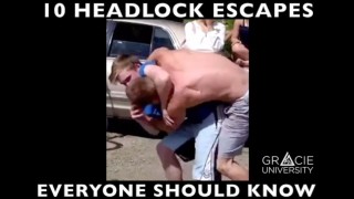 Gracie Breakdown Demonstrates Effective Headlock Escapes For Self Defense