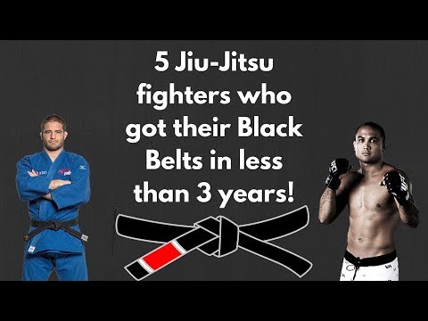 5 Jiu Jitsu Fighters Who Got Their Black Belts in less Than 3 years