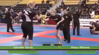 Hillary Williams throws Gabi Garcia with Ippon Seoi Nage