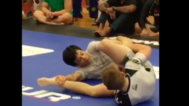 Watch: Paulo Miyao Grappling Nicky Ryan (15 yrs old)