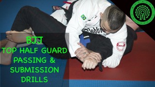 Effective Passes and Submissions from top Half Guard – Valmyr Neto