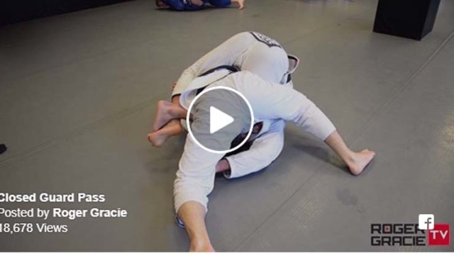 Risky But Effective Closed Guard Pass – Roger Gracie