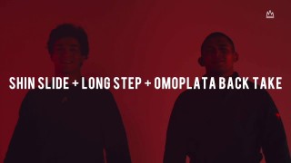 Shin Slide, Long Step, Omoplata, Back Take
