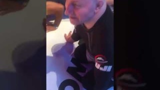 Eddie Bravo asking John Danaher for his latest heel hook techniques