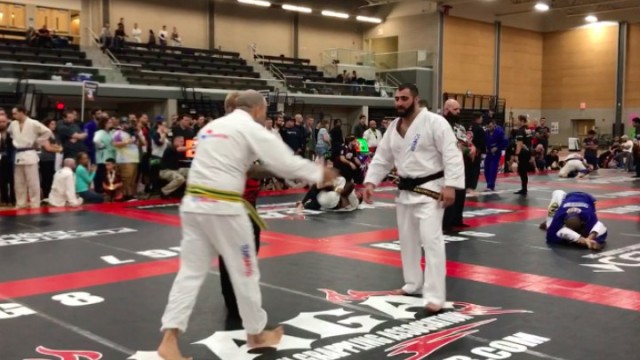 Karate Black Belt enters Black belt bracket in NAGA Grappling