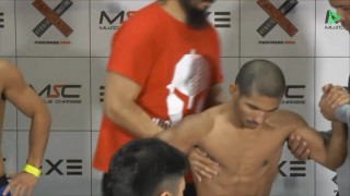 MMA Fighter Can’t Stand During Weigh Ins But Promotion Still Let’s Him Enter The Cage