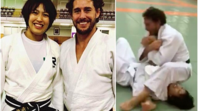 Judoka Flávio Canto shows His World Class Ground Game with Judo Champion in Japan