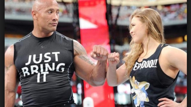 Ronda Rousey Practises The WWE Armbar