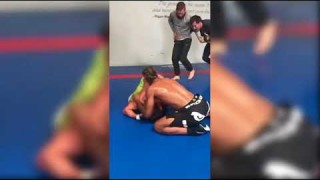 Snippet of Dominick Cruz Grappling Training