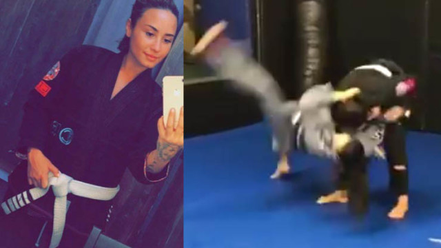 Demi Lovato Shows Her Favorite BJJ Techniques
