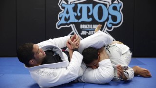X guard to triangle with the option to arm bar – Andre Galvao