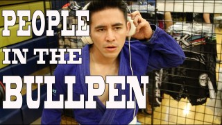 Funny People In The Bullpen at BJJ Competitions