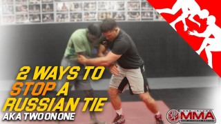 Wrestling technique – How to stop a Russian Tie