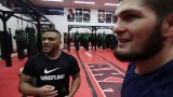 Trying To Convince Khabib To Change His Haircut (lol)