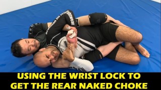 Using The Wrist Lock To Get The Rear Naked Choke by Kazushi Sakuraba