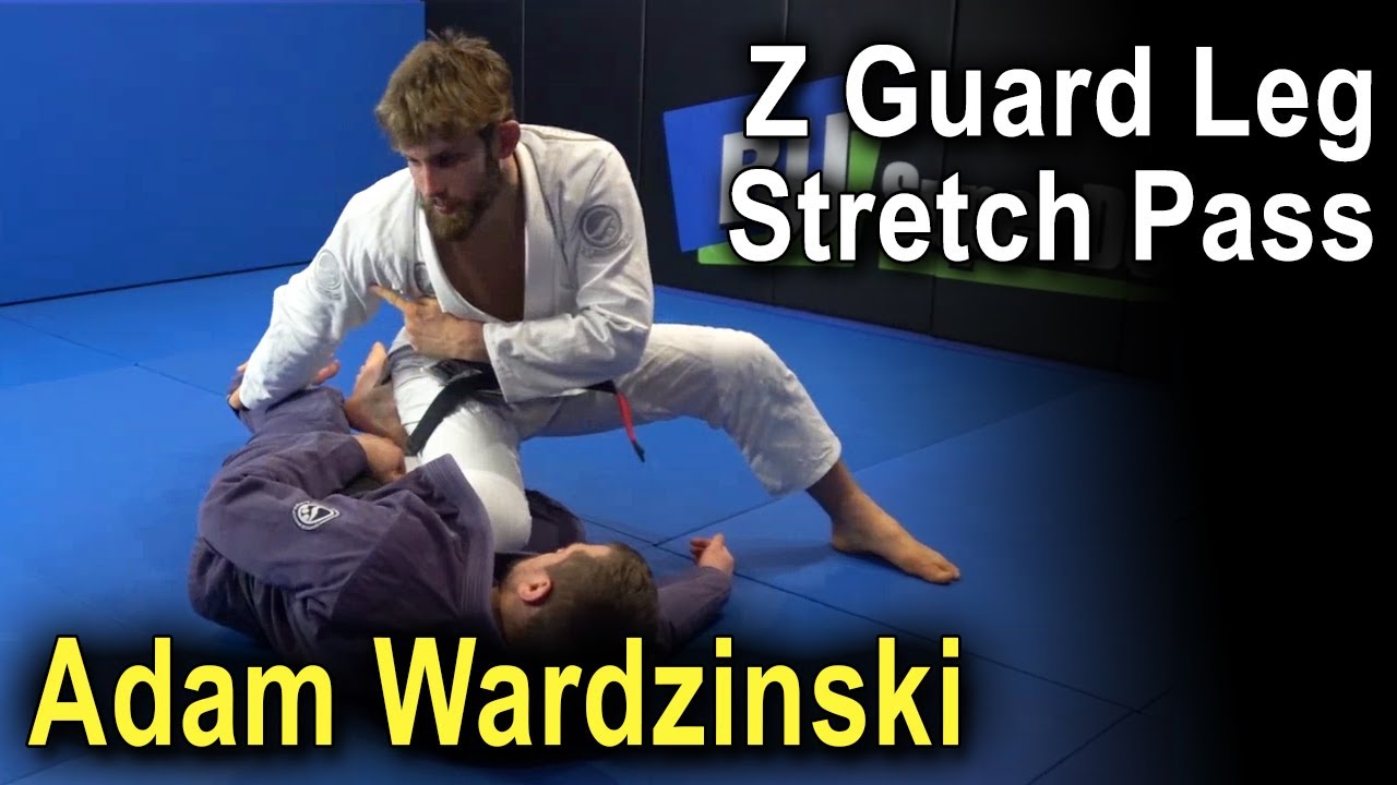 Z Guard Leg Stretch Pass by Adam Wardzinski