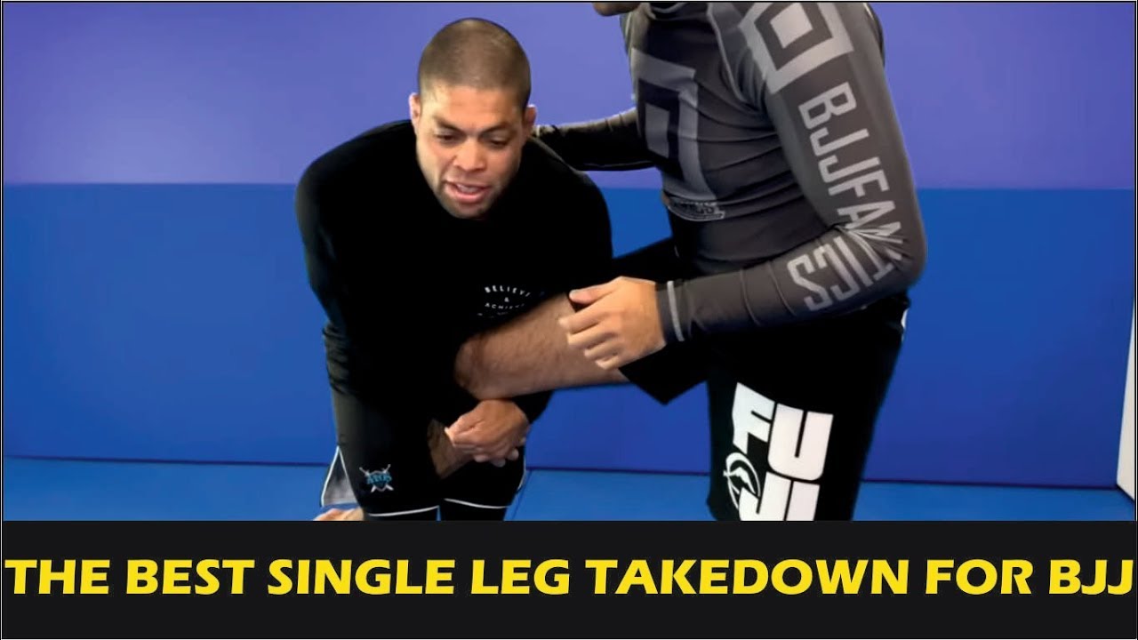 The Best Single Leg Takedown For BJJ by Andre Galvao