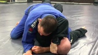Countering the ‘answering the phone’ defense to arm triangle with an arm-in Ezekiel choke