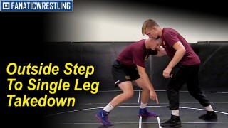 Outside Step to Single Leg Takedown by Brett Pfarr