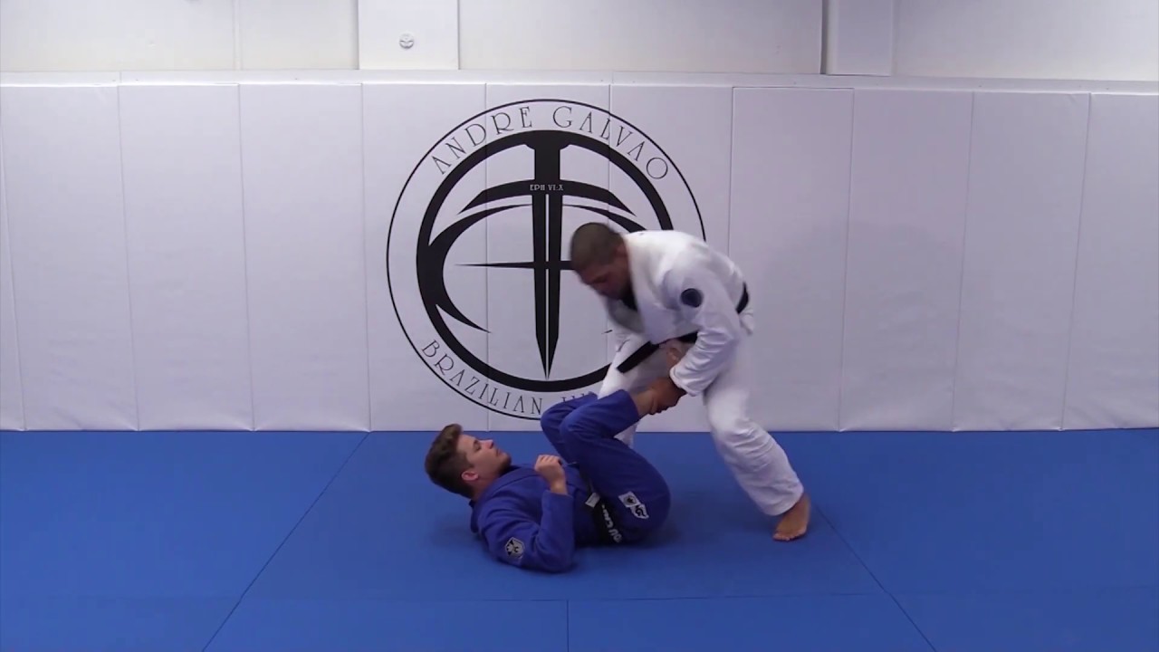 Passing De La Riva with Ankle Grip by Andre Galvao