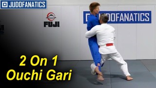 Two on One Ouchi Gari by Jimmy Pedro