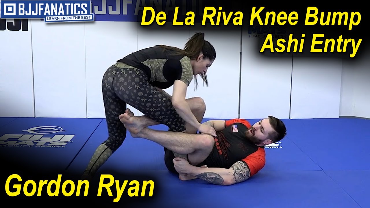 De La Riva Knee Bump Ashi Entry by Gordon Ryan