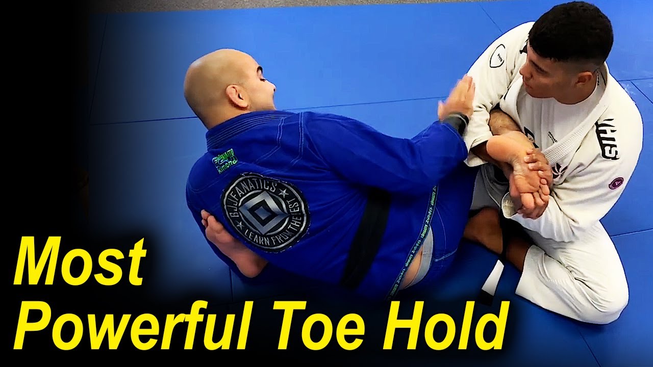 How To Do The Most Powerful Jiu Jitsu Toe Hold by Victor Hugo